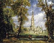 John Constable Salisbury Cathedral from the Bishop s Grounds Sweden oil painting artist